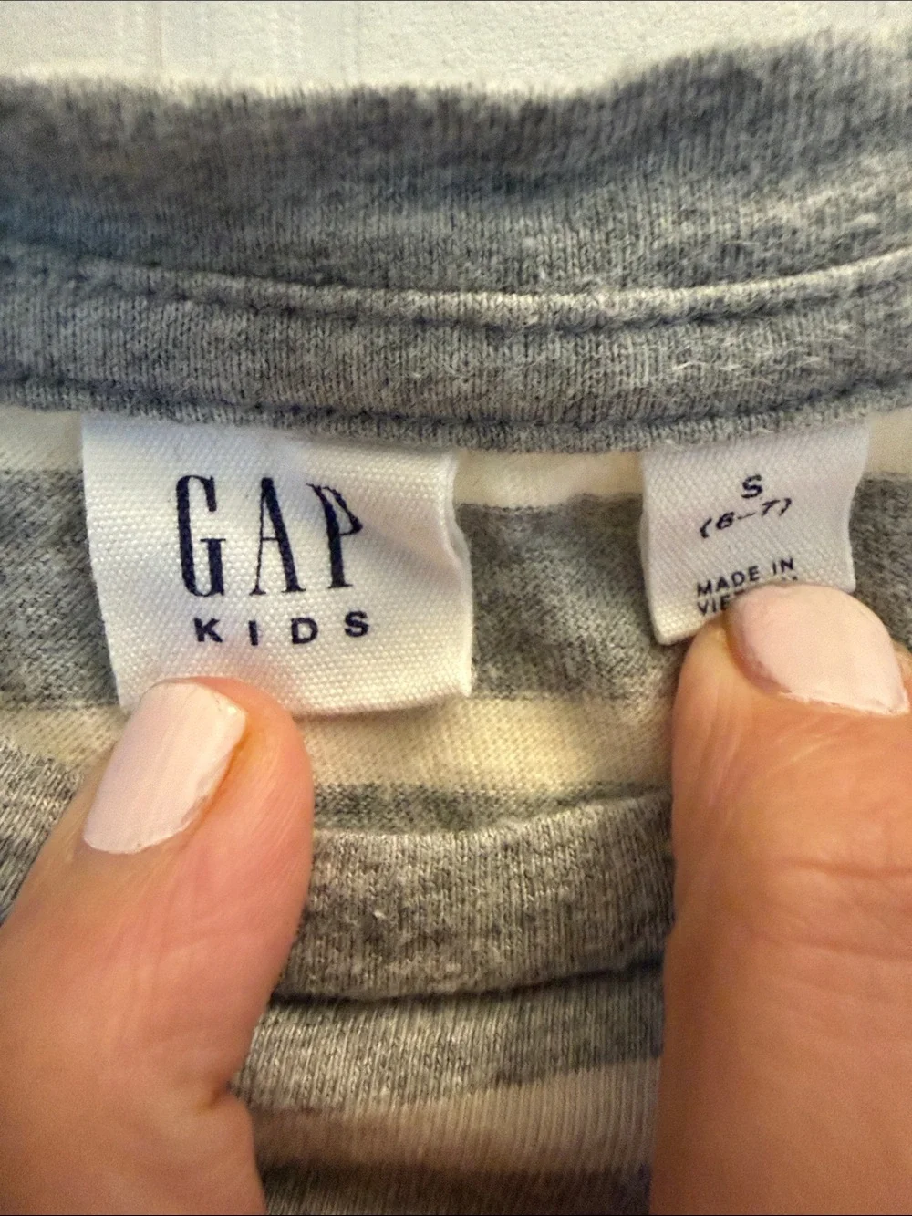 GAP Grey Striped Top with Bright Pink Tulle Skirt